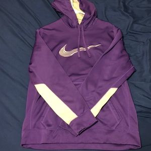 Nike Purple and Gray Hoodie
